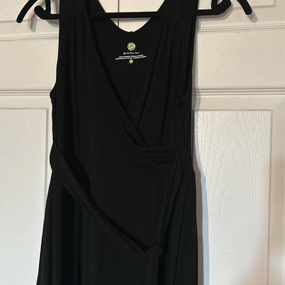 Dakini soft modal stretchy faux-wrap dress size M - Picture 3 of 8